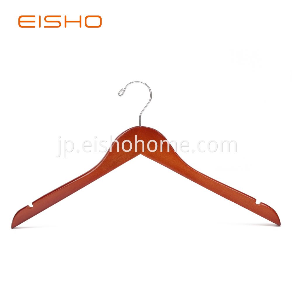 Ewh0012wood Hanger Shirt Hanger Coat Hanger Wooden Clothes Hanger